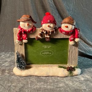 Snowman Picture Frame